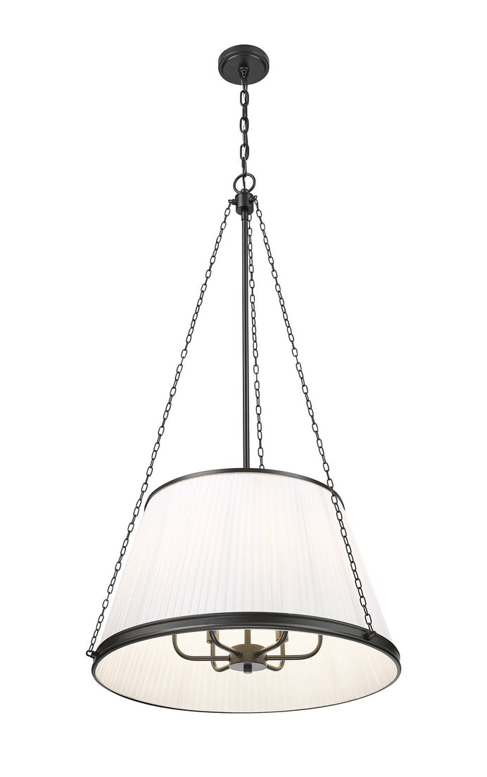 Z-Lite - 1954P24-MB - Six Light Pendant - Madeline - Matte Black
