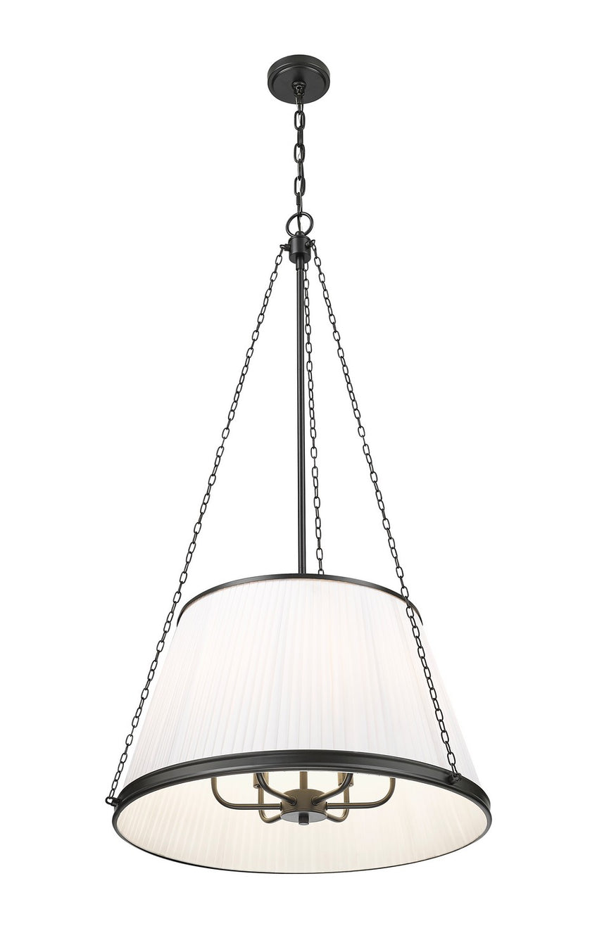 Z-Lite - 1954P24-MB - Six Light Pendant - Madeline - Matte Black