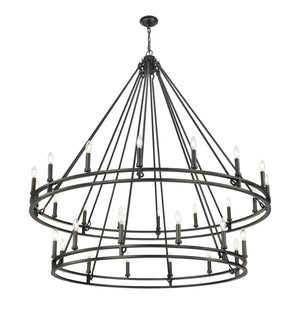 Z-Lite - 4005-28MB - 28 Light Chandelier - Dennison - Matte Black