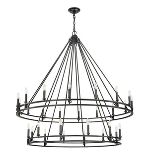 Z-Lite - 4005-28MB - 28 Light Chandelier - Dennison - Matte Black