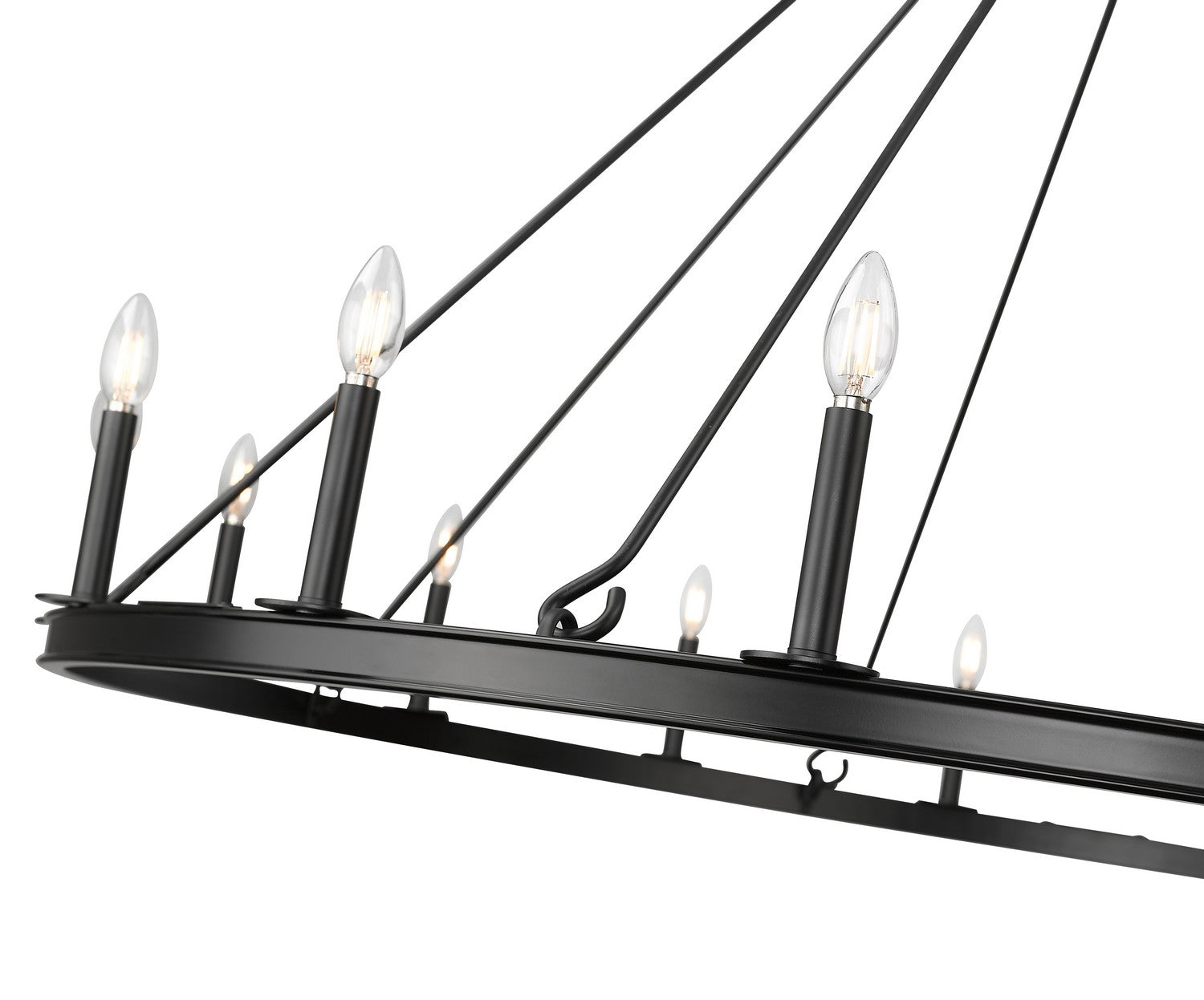 Z-Lite - 482R-16MB - 16 Light Chandelier - Barclay - Matte Black