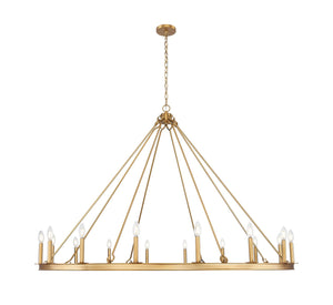 Z-Lite - 482R-16RB - 16 Light Chandelier - Barclay - Rubbed Brass