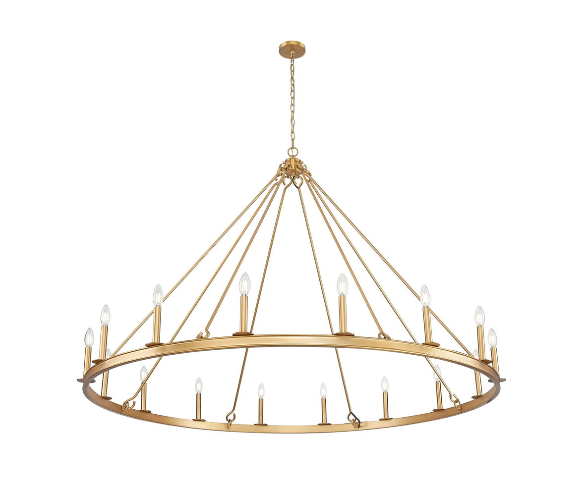 Z-Lite - 482R-16RB - 16 Light Chandelier - Barclay - Rubbed Brass