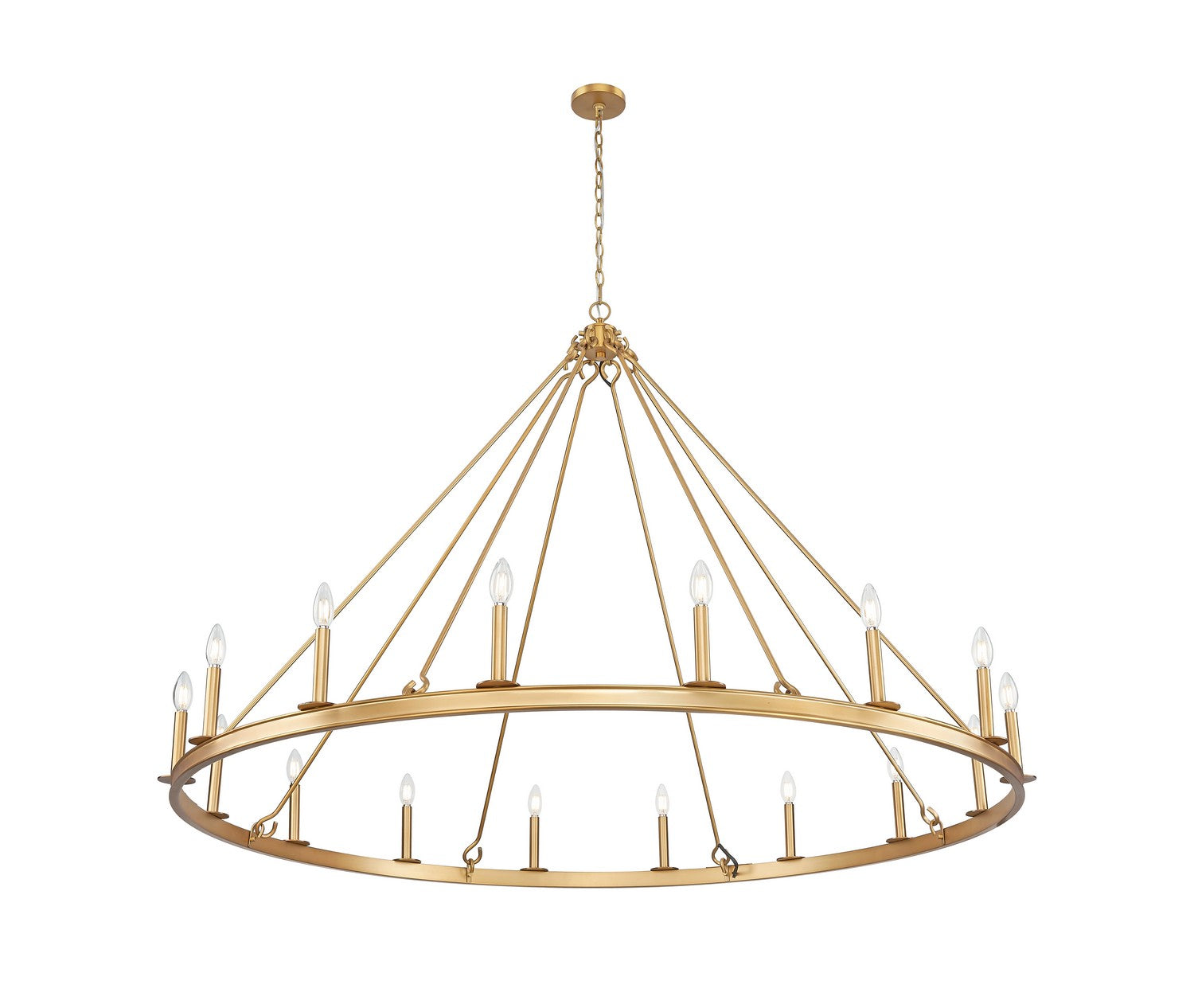 Z-Lite - 482R-16RB - 16 Light Chandelier - Barclay - Rubbed Brass