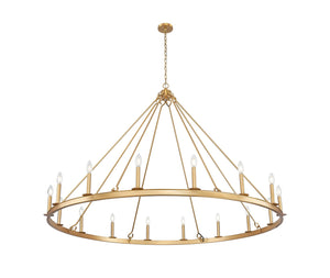 Z-Lite - 482R-16RB - 16 Light Chandelier - Barclay - Rubbed Brass