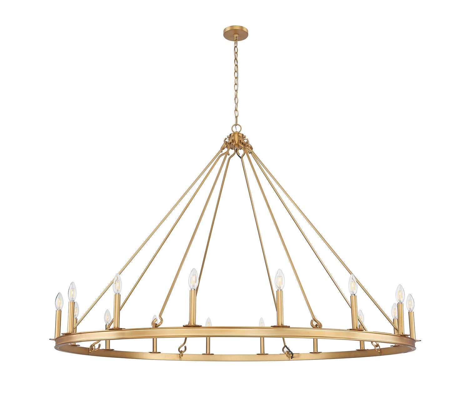 Z-Lite - 482R-16RB - 16 Light Chandelier - Barclay - Rubbed Brass