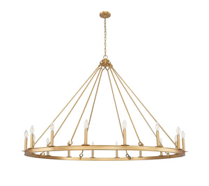 Z-Lite - 482R-16RB - 16 Light Chandelier - Barclay - Rubbed Brass
