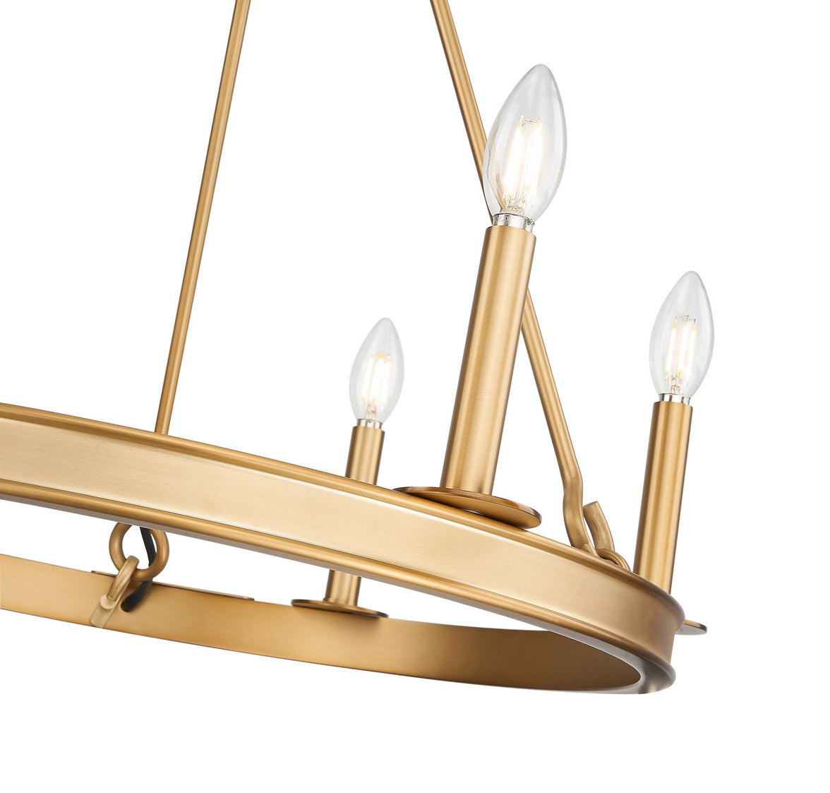 Z-Lite - 482R-6RB - Six Light Chandelier - Barclay - Rubbed Brass