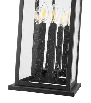 Z-Lite - 5017CHXL-BK - Six Light Outdoor Chain Mount Ceiling Fixture - Tiberius - Black