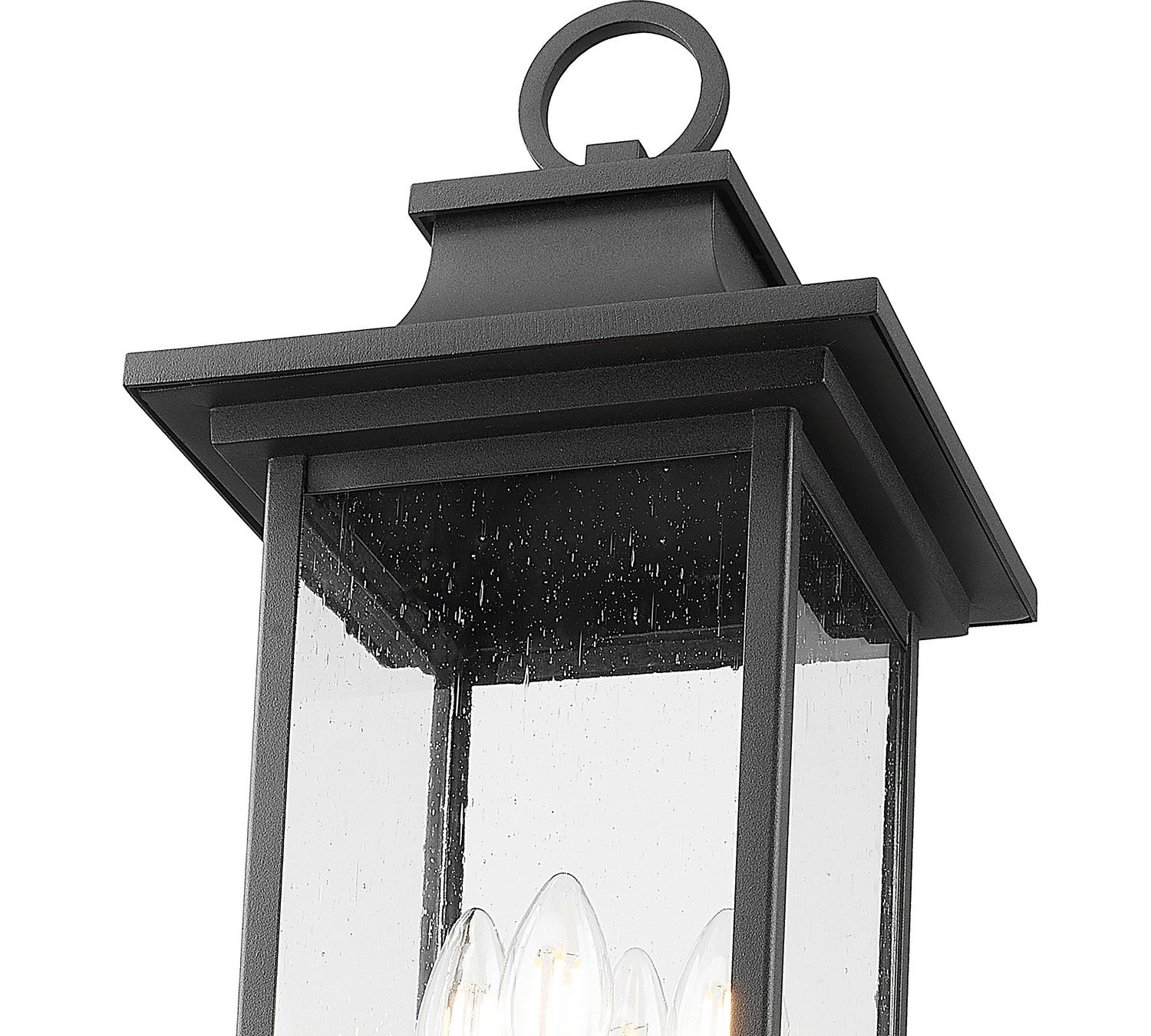 Z-Lite - 5017PHBR-564P-BK - Four Light Outdoor Post Mounted Fixture - Tiberius - Black