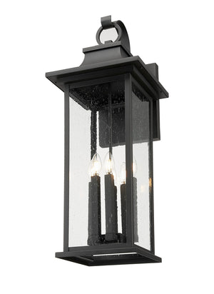 Z-Lite - 5017XL-BK - Six Light Outdoor Wall Light - Tiberius - Black