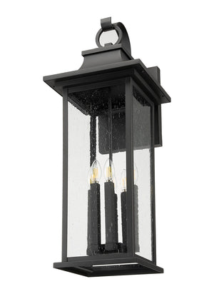 Z-Lite - 5017XL-BK - Six Light Outdoor Wall Light - Tiberius - Black