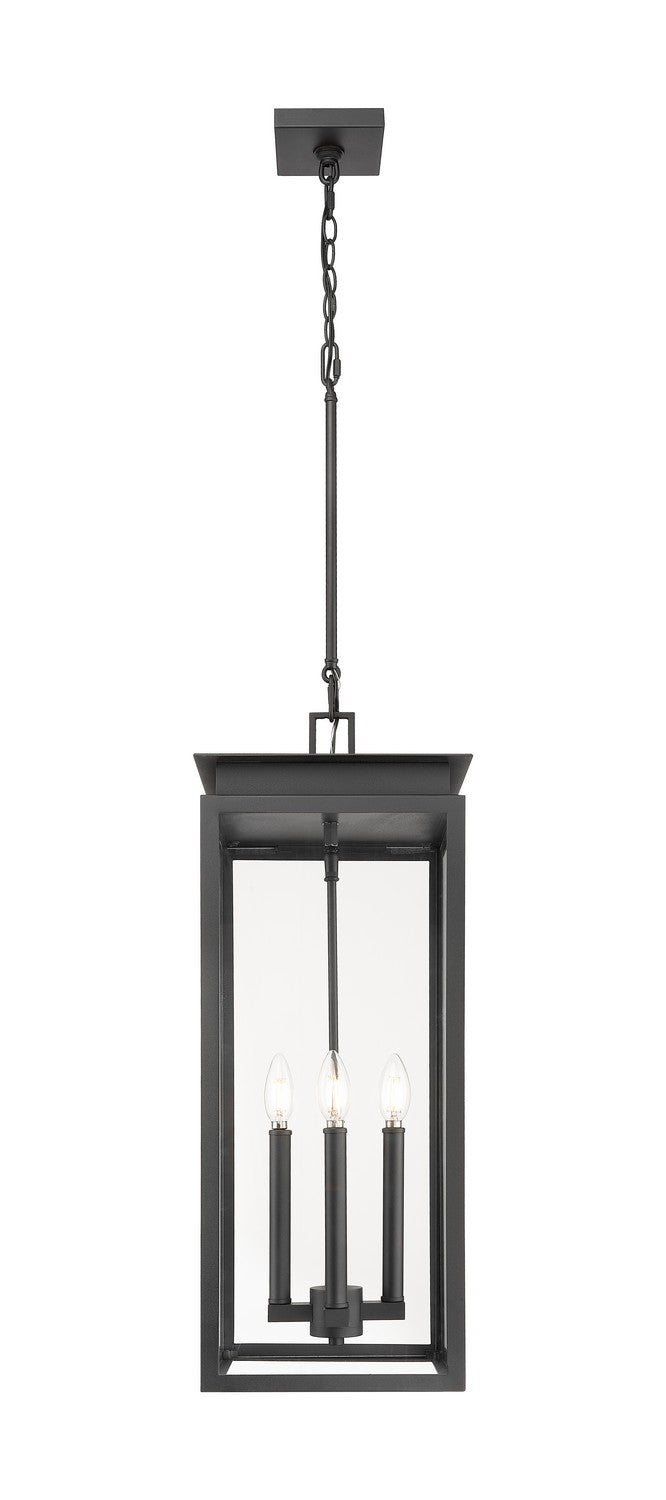 Z-Lite - 5018CHB-BK - Four Light Outdoor Chain Mount Ceiling Fixture - Nova - Black