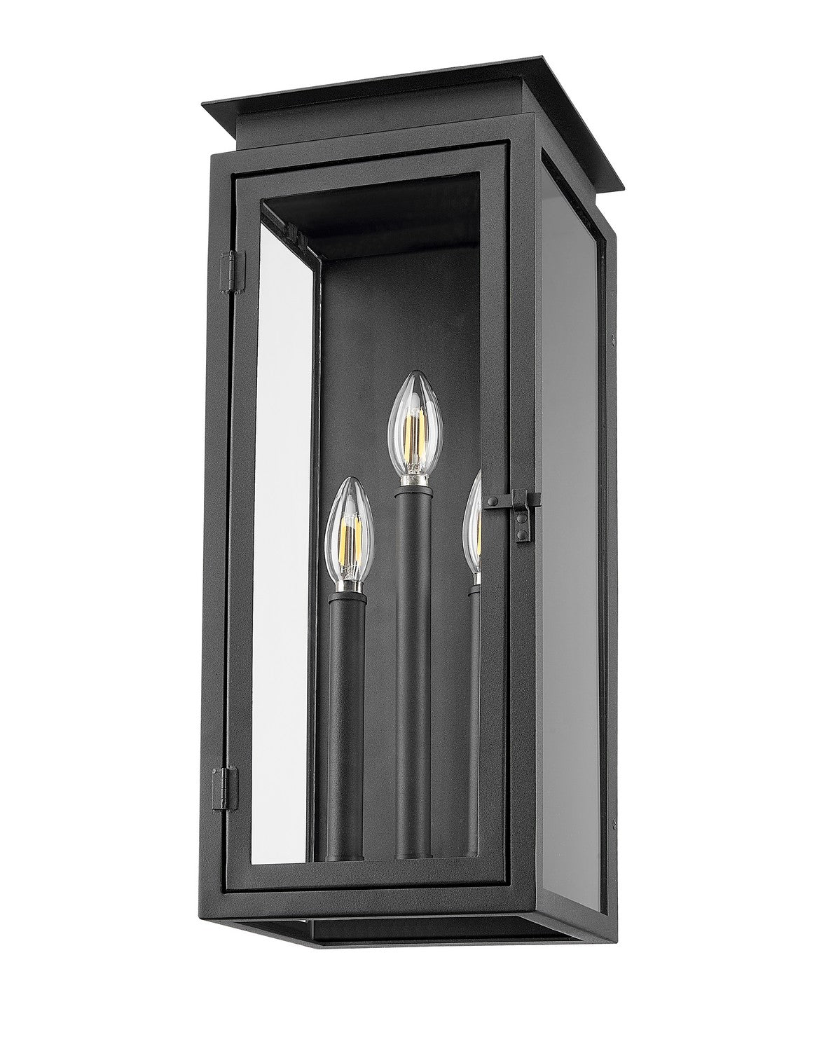Z-Lite - 5018M-BK - Three Light Outdoor Wall Light - Nova - Black