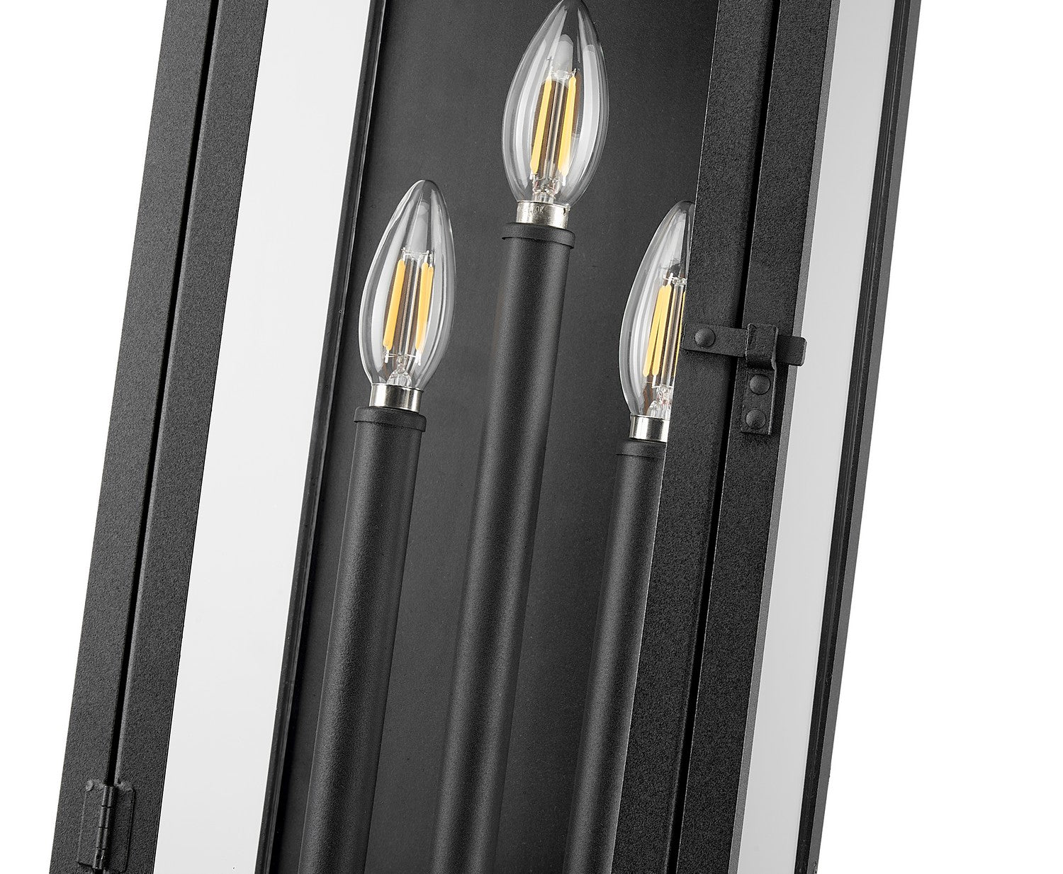 Z-Lite - 5018M-BK - Three Light Outdoor Wall Light - Nova - Black
