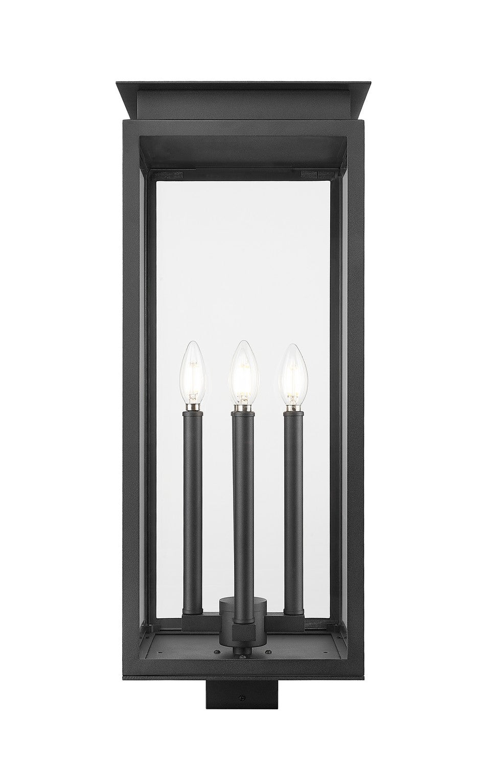 Z-Lite - 5018PHBS-BK - Four Light Outdoor Post Mount Fixture - Nova - Black