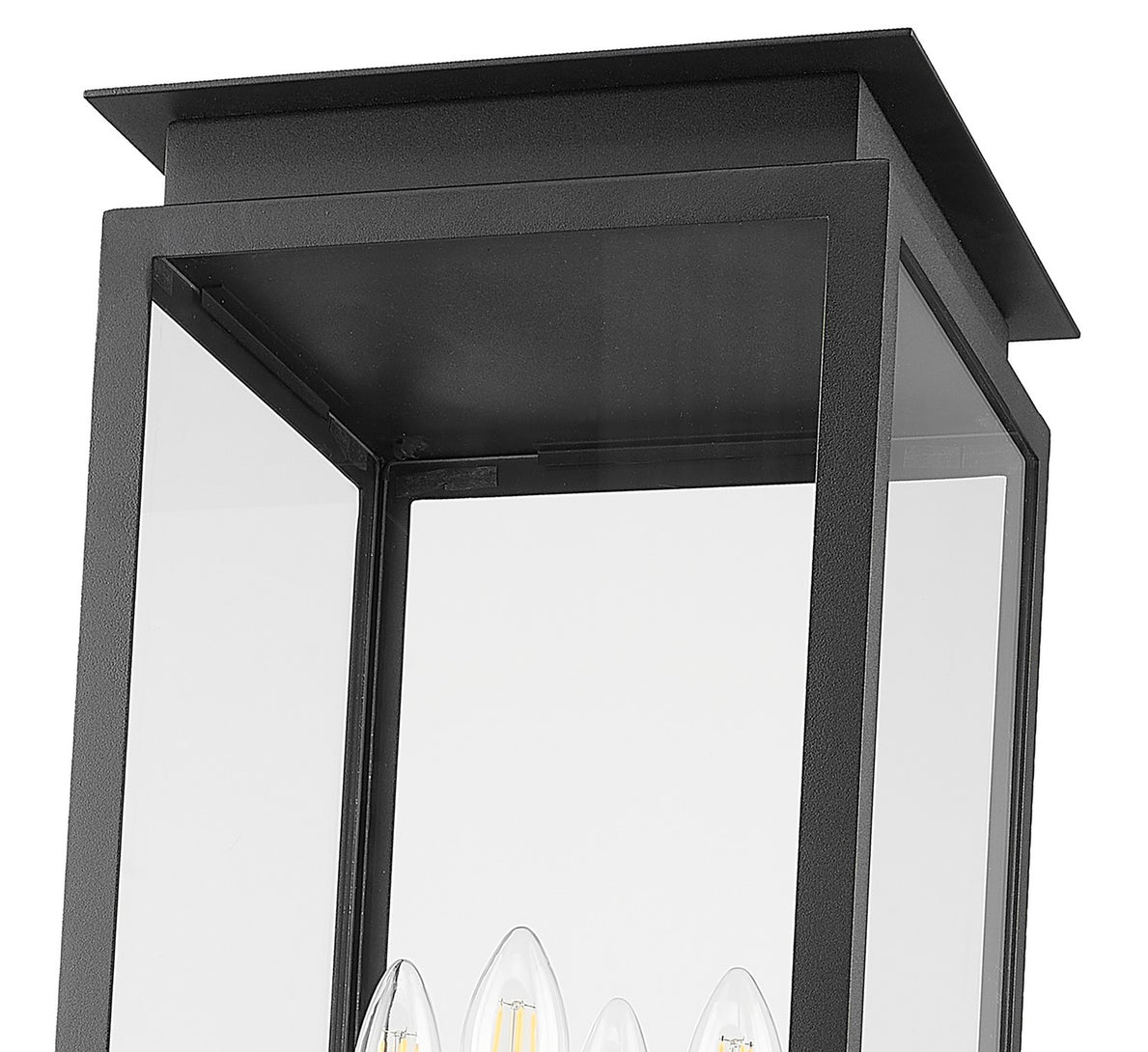 Z-Lite - 5018PHBS-BK - Four Light Outdoor Post Mount Fixture - Nova - Black