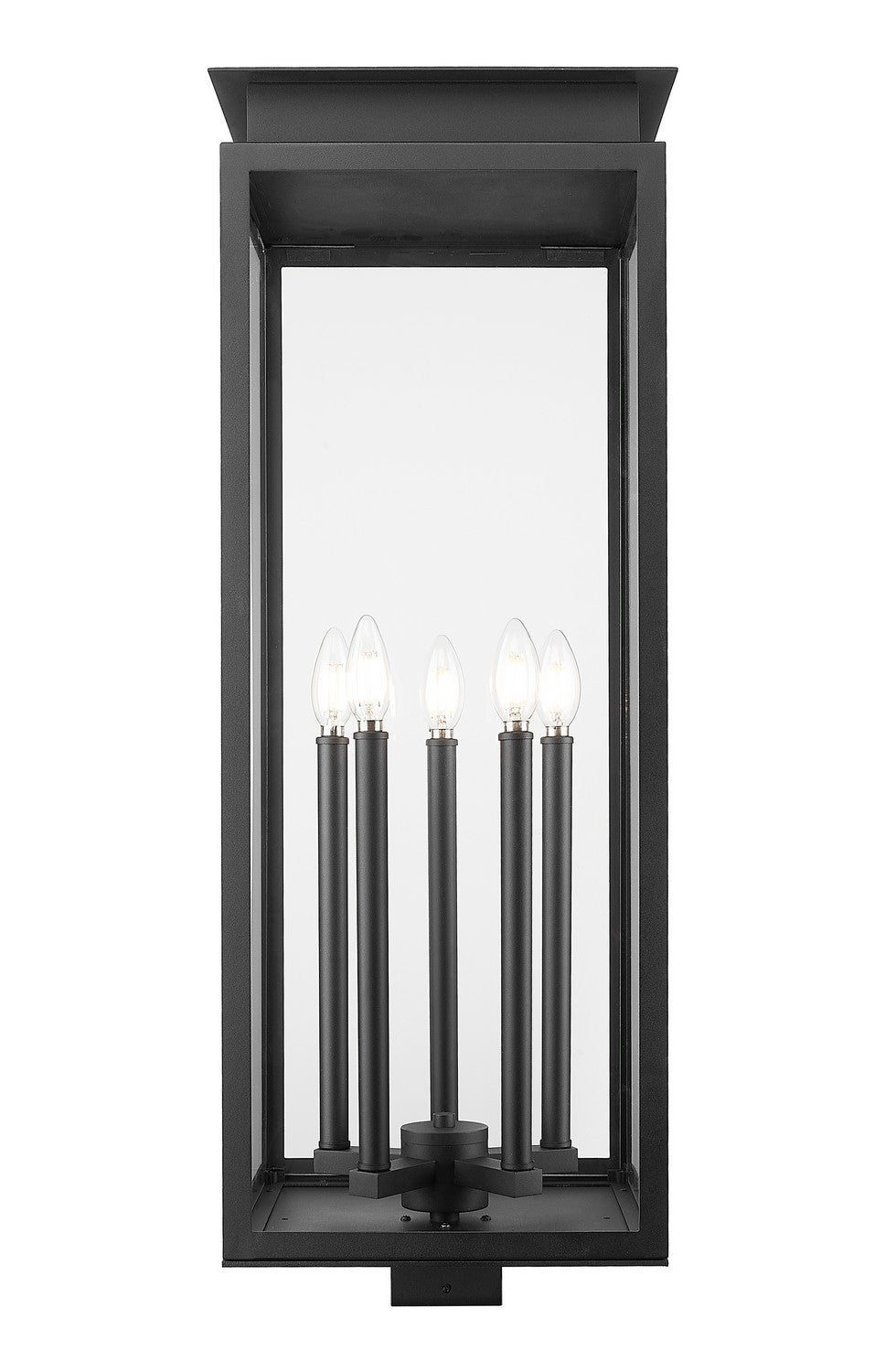 Z-Lite - 5018PHXLS-BK - Five Light Outdoor Post Mount Fixture - Nova - Black