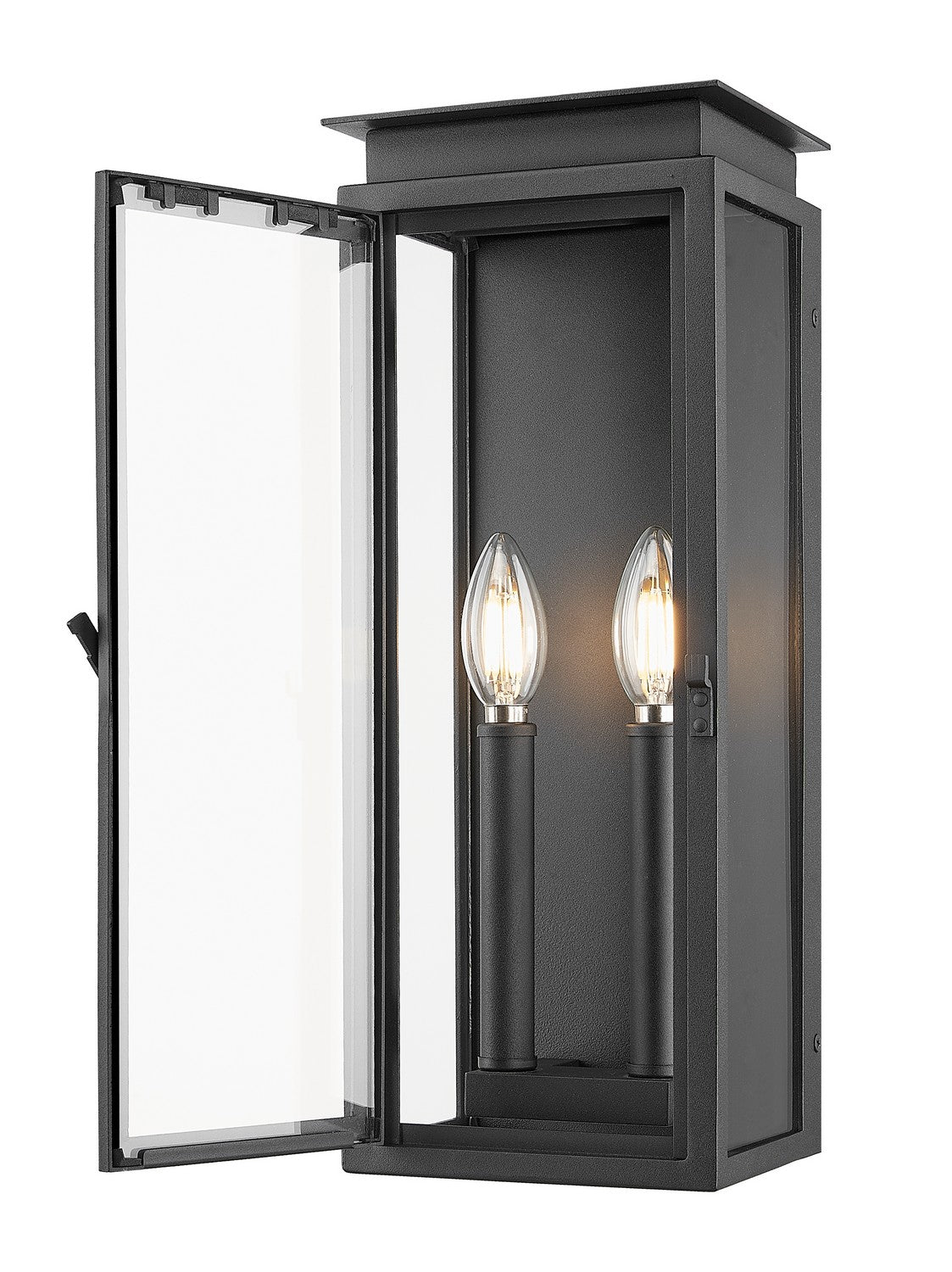 Z-Lite - 5018S-BK - Two Light Outdoor Wall Sconce - Nova - Black
