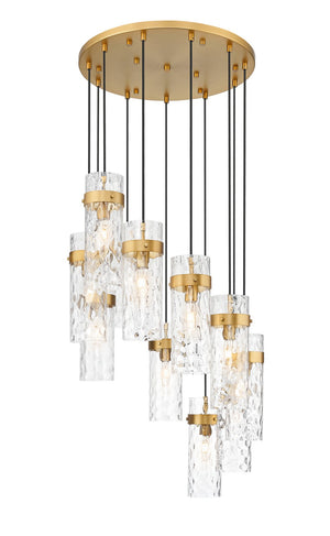 Z-Lite - 7002P5-11R-RB - 11 Light Chandelier - Fontaine - Rubbed Brass