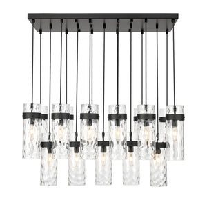 Z-Lite - 7002P5-17L-MB - 17 Light Linear Chandelier - Fontaine - Matte Black