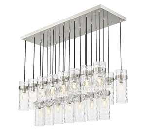 Z-Lite - 7002P5-23L-BN - 23 Light Linear Chandelier - Fontaine - Brushed Nickel