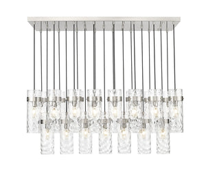 Z-Lite - 7002P5-23L-BN - 23 Light Linear Chandelier - Fontaine - Brushed Nickel