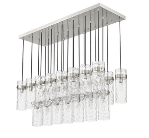Z-Lite - 7002P5-23L-BN - 23 Light Linear Chandelier - Fontaine - Brushed Nickel