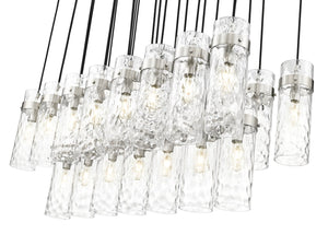 Z-Lite - 7002P5-23L-BN - 23 Light Linear Chandelier - Fontaine - Brushed Nickel