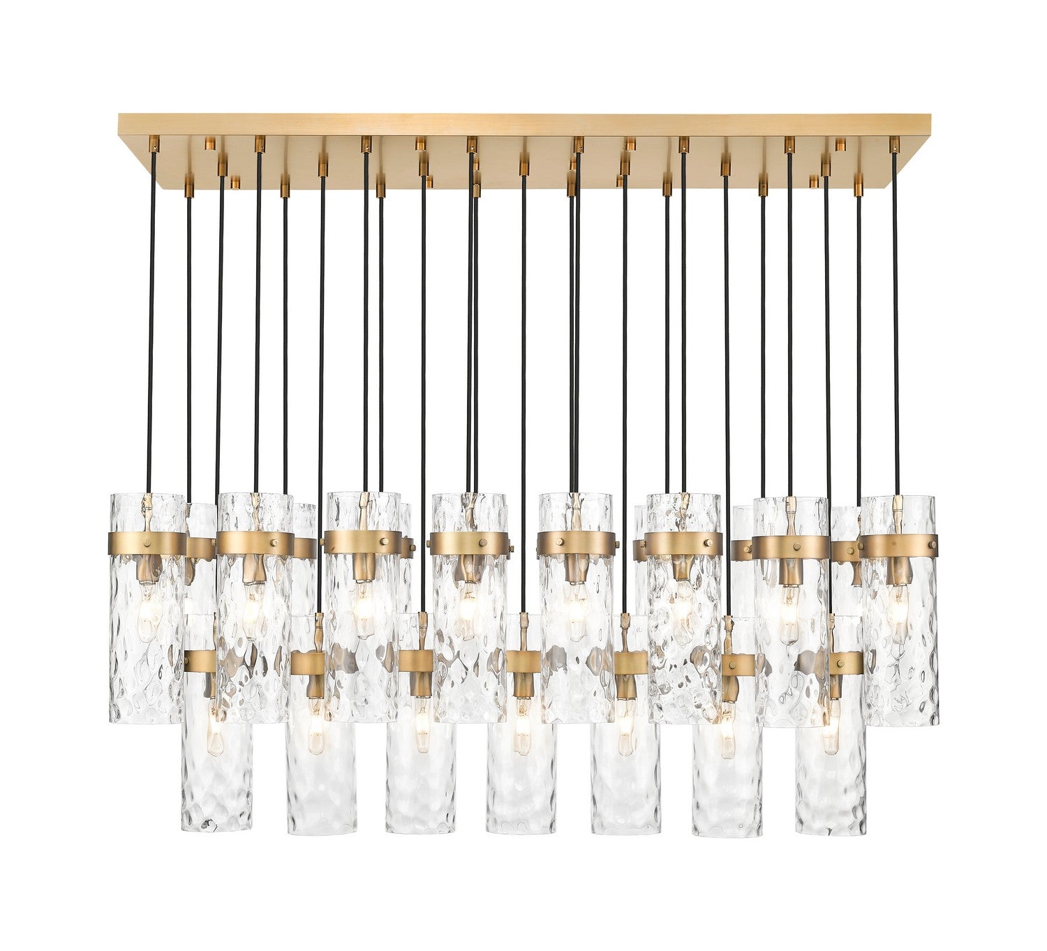 Z-Lite - 7002P5-23L-RB - 23 Light Linear Chandelier - Fontaine - Rubbed Brass