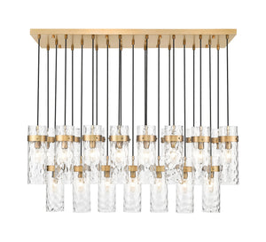 Z-Lite - 7002P5-23L-RB - 23 Light Linear Chandelier - Fontaine - Rubbed Brass