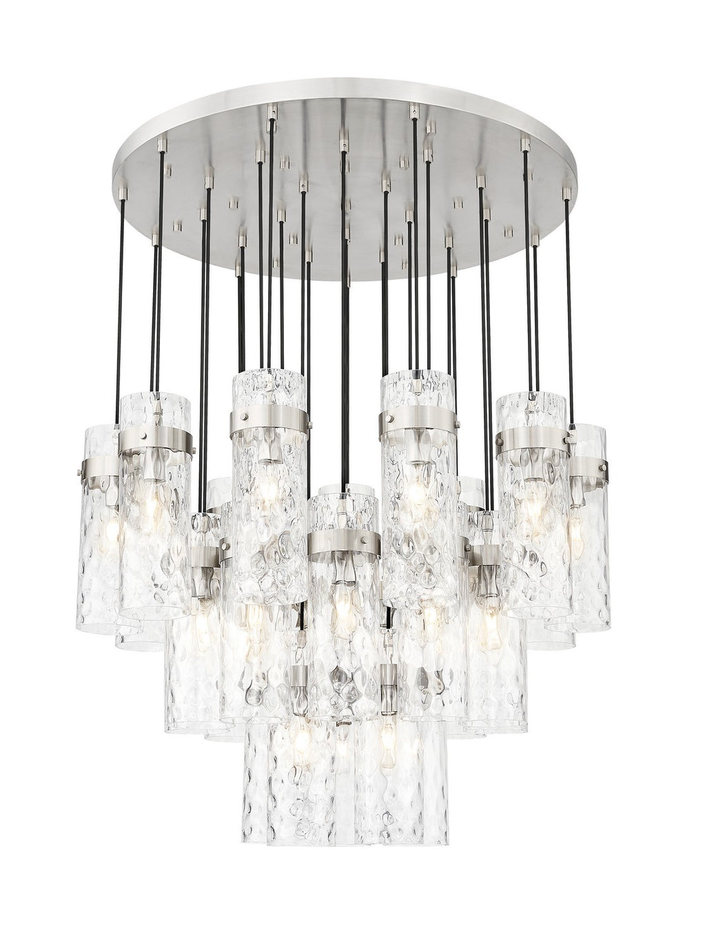 Z-Lite - 7002P5-27R-BN - 27 Light Chandelier - Fontaine - Brushed Nickel
