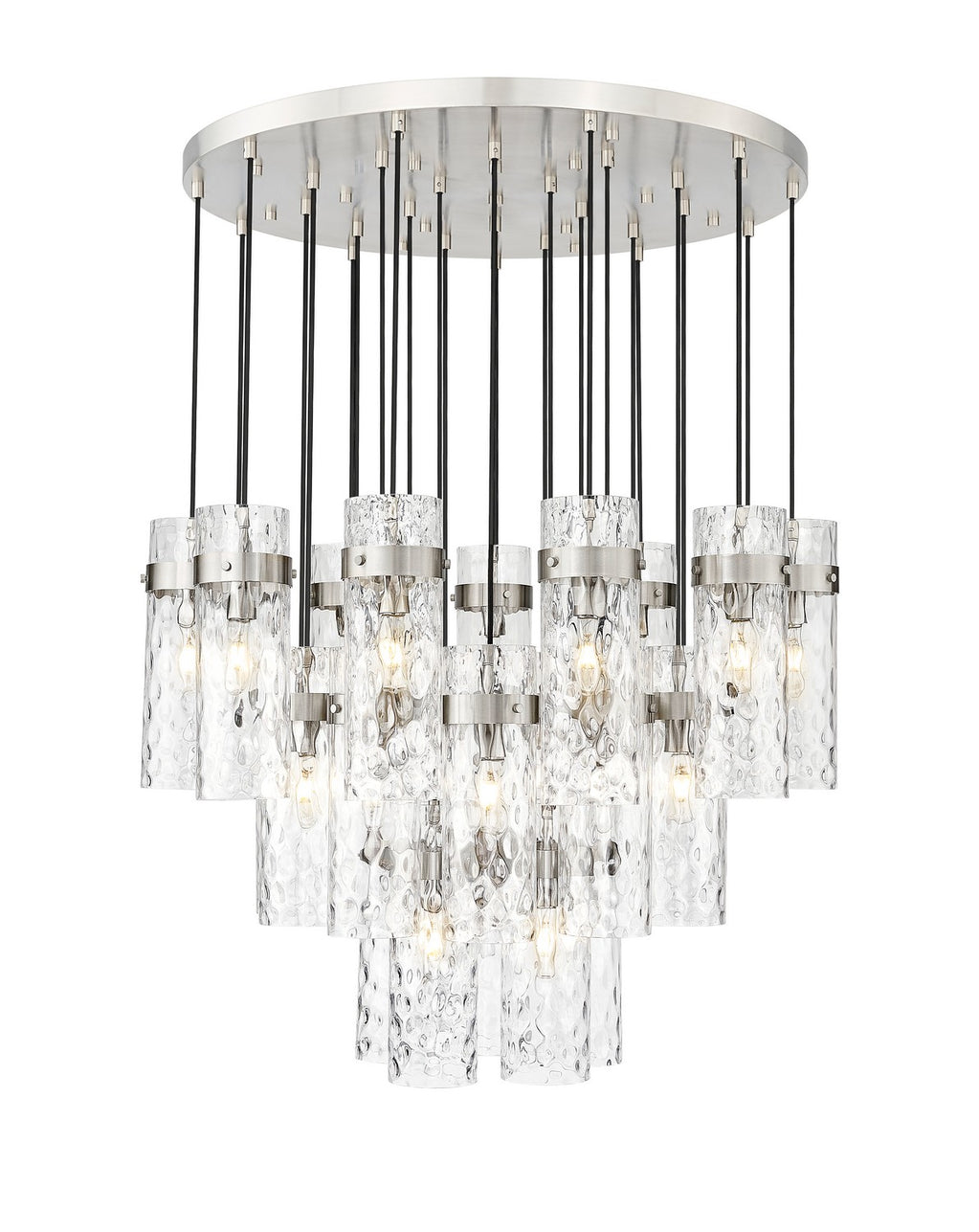 Z-Lite - 7002P5-27R-BN - 27 Light Chandelier - Fontaine - Brushed Nickel