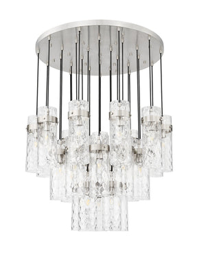Z-Lite - 7002P5-27R-BN - 27 Light Chandelier - Fontaine - Brushed Nickel
