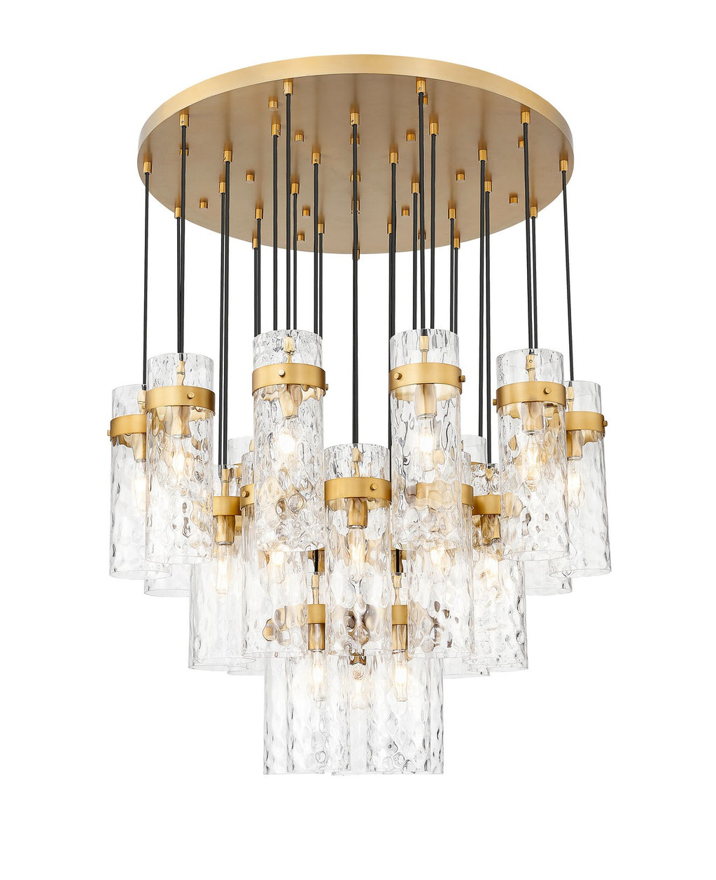Z-Lite - 7002P5-27R-RB - 27 Light Chandelier - Fontaine - Rubbed Brass