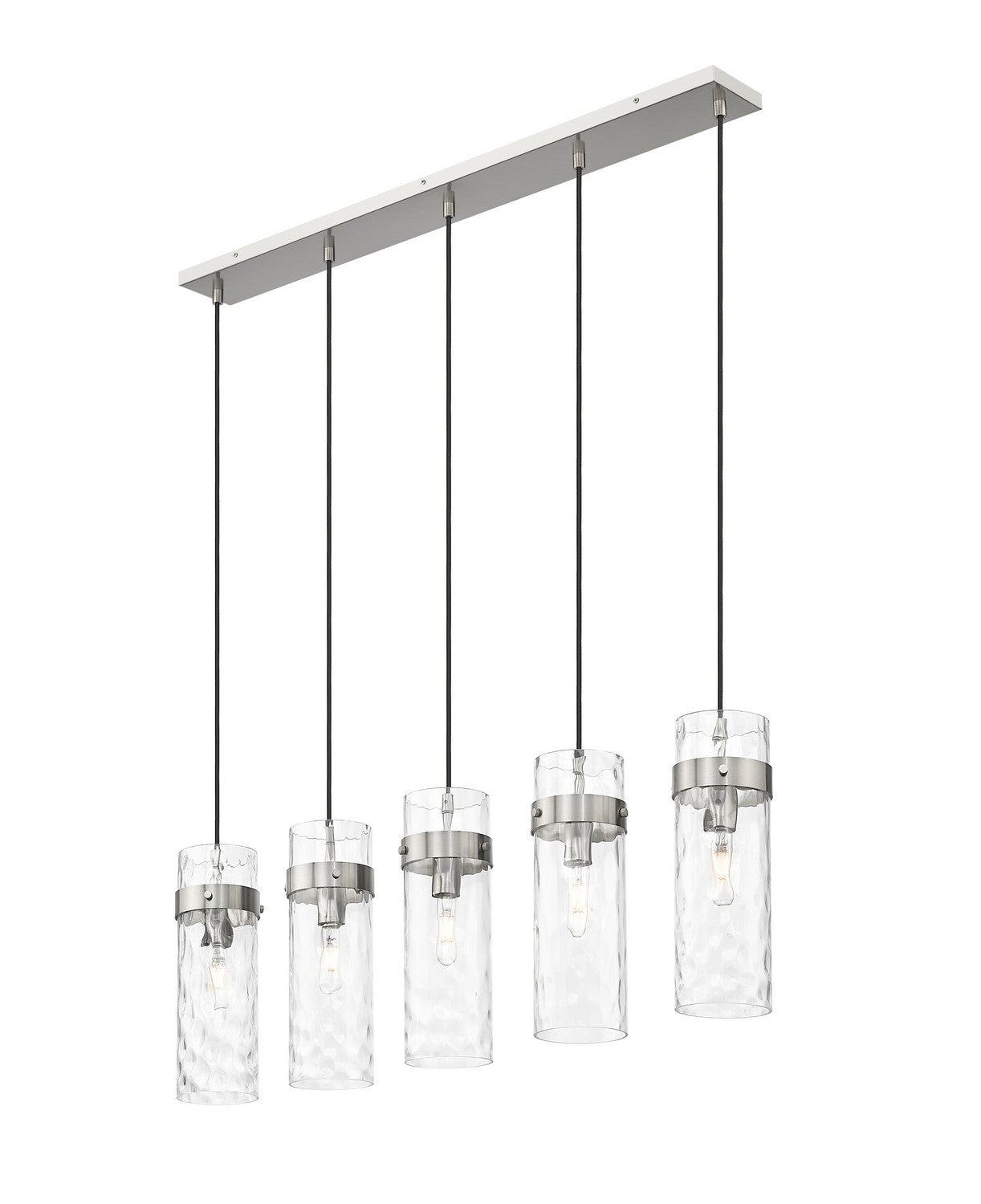 Z-Lite - 7002P5-5L-BN - Five Light Linear Chandelier - Fontaine - Brushed Nickel