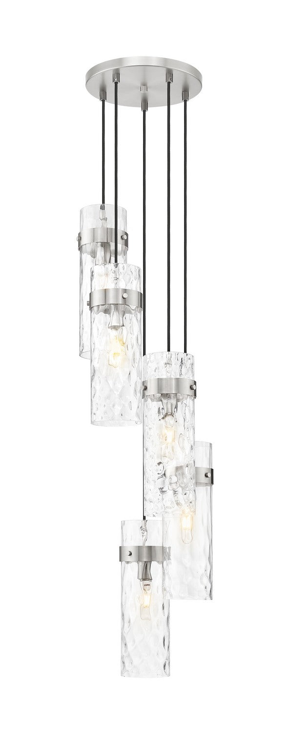 Z-Lite - 7002P5-5R-BN - Five Light Chandelier - Fontaine - Brushed Nickel