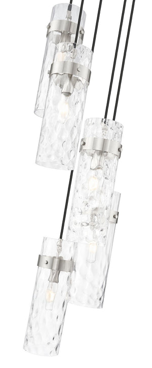 Z-Lite - 7002P5-5R-BN - Five Light Chandelier - Fontaine - Brushed Nickel