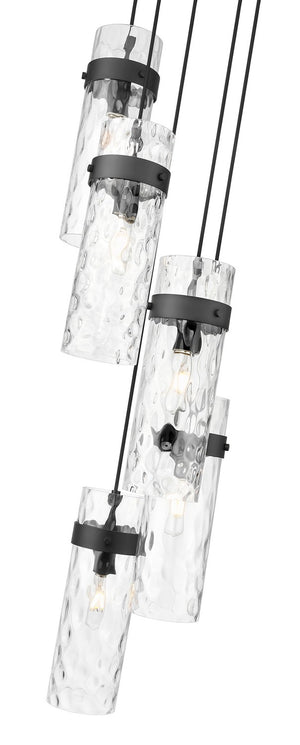 Z-Lite - 7002P5-5R-MB - Five Light Chandelier - Fontaine - Matte Black