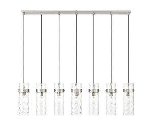Z-Lite - 7002P5-7L-BN - Seven Light Linear Chandelier - Fontaine - Brushed Nickel