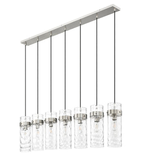 Z-Lite - 7002P5-7L-BN - Seven Light Linear Chandelier - Fontaine - Brushed Nickel