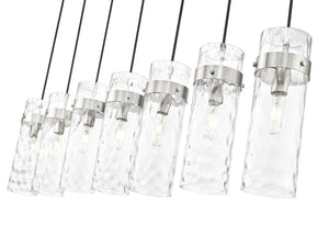 Z-Lite - 7002P5-7L-BN - Seven Light Linear Chandelier - Fontaine - Brushed Nickel