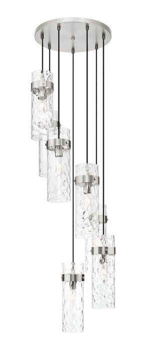 Z-Lite - 7002P5-7R-BN - Seven Light Chandelier - Fontaine - Brushed Nickel