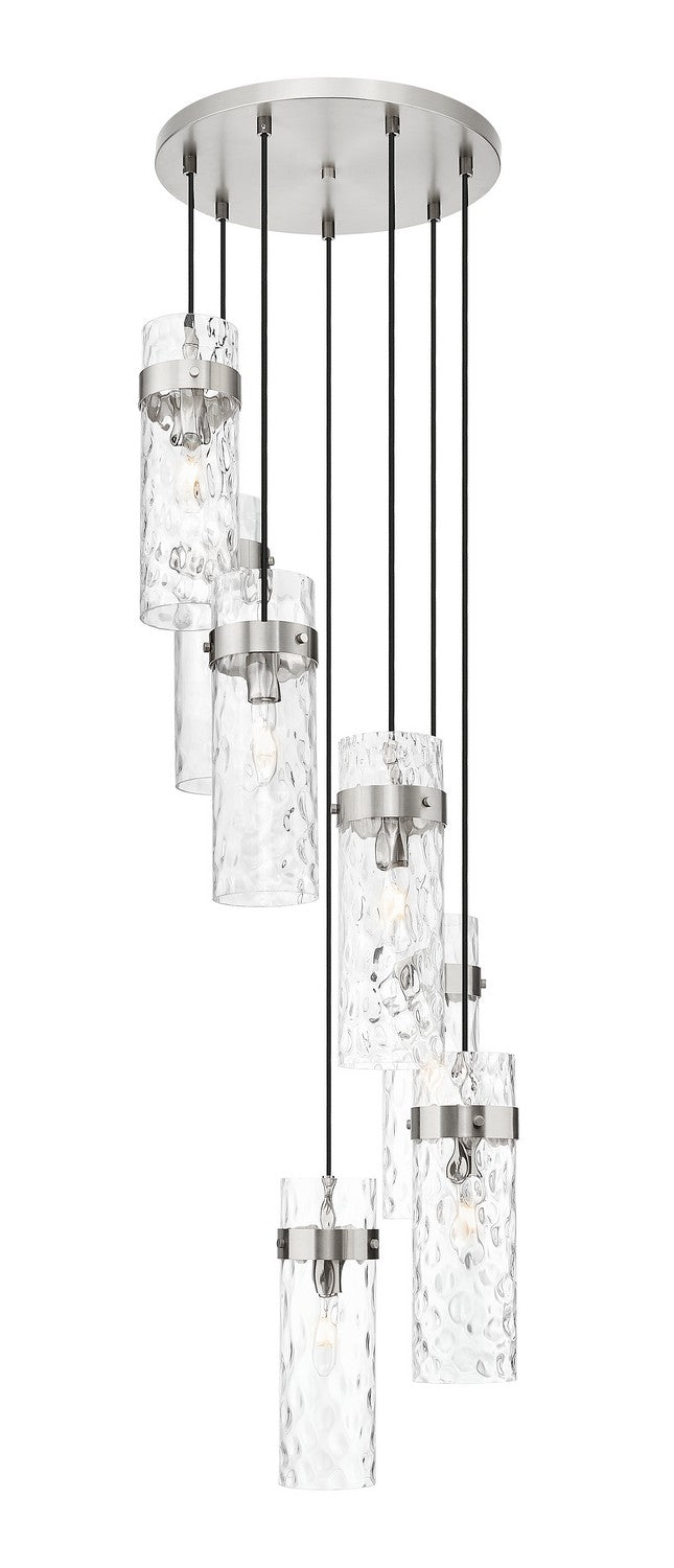 Z-Lite - 7002P5-7R-BN - Seven Light Chandelier - Fontaine - Brushed Nickel
