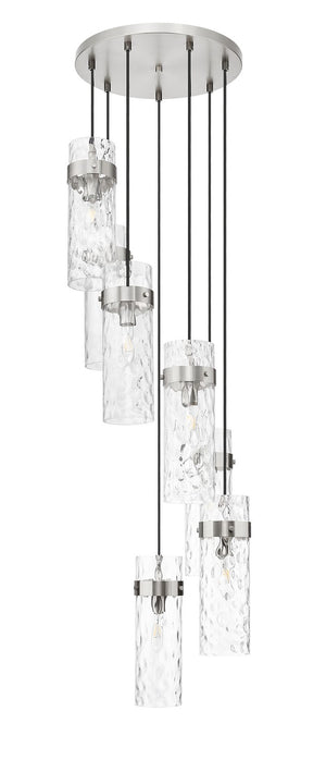 Z-Lite - 7002P5-7R-BN - Seven Light Chandelier - Fontaine - Brushed Nickel