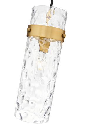 Z-Lite - 7002P5-RB - One Light Pendant - Fontaine - Rubbed Brass