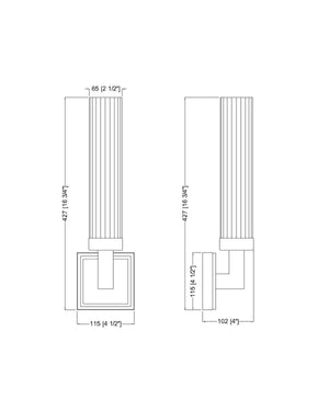 Z-Lite - 740-1S-BN - One Light Wall Sconce - Beau - Brushed Nickel