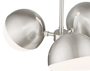 Z-Lite - 7517-3BN - Three Light Chandelier - Realm Sphere - Brushed Nickel