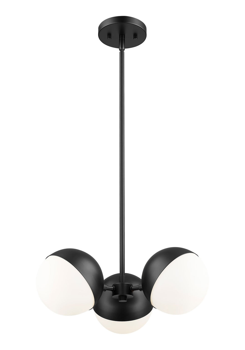 Z-Lite - 7517-3MB - Three Light Chandelier - Realm Sphere - Matte Black