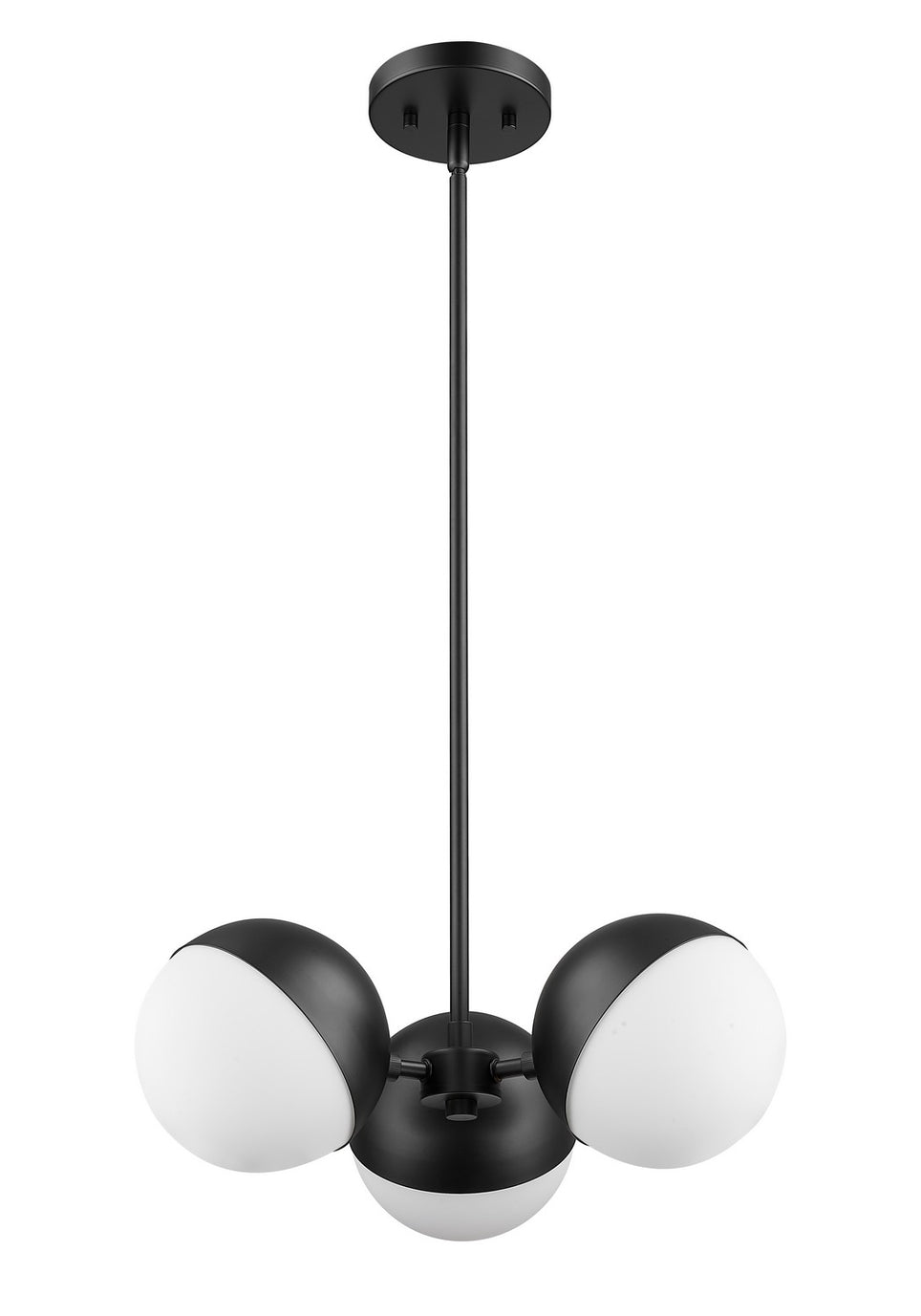 Z-Lite - 7517-3MB - Three Light Chandelier - Realm Sphere - Matte Black